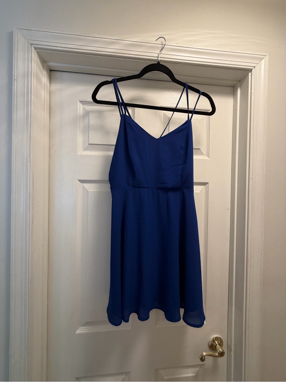 Forever 21 Royal Blue Double-Strap Cami Slip Dress